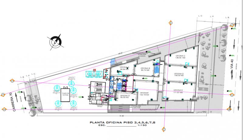 Oficina EN ARRIENDO EN Via 40, código: 10163365 - 7