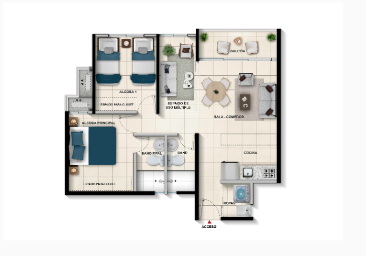 Apartamento EN VENTA EN Miramar, código: 10400562 - 2